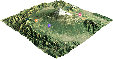 富士山卫星地图