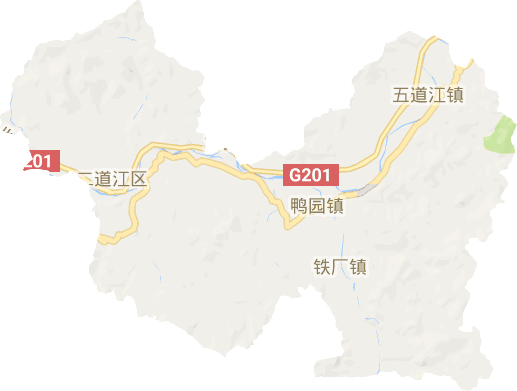 二道江区电子地图