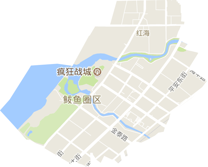 红海街道电子地图
