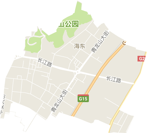 海东街道电子地图