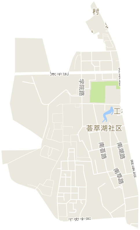工农街道电子地图