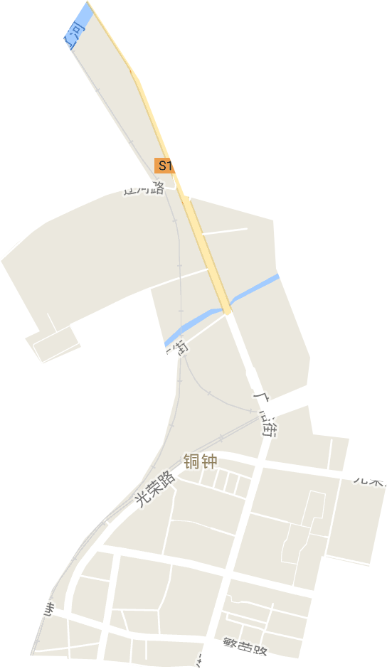 铜钟街道电子地图