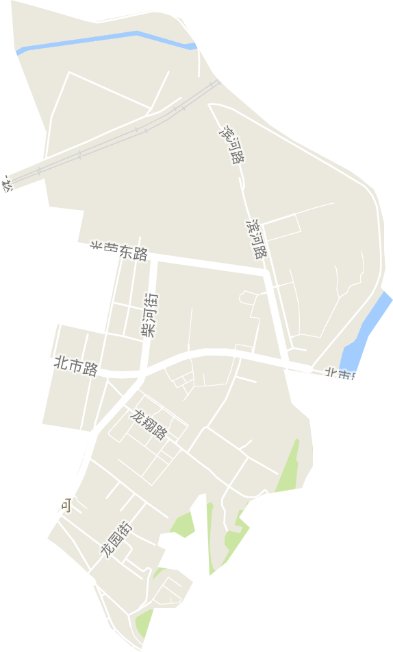柴河街道电子地图
