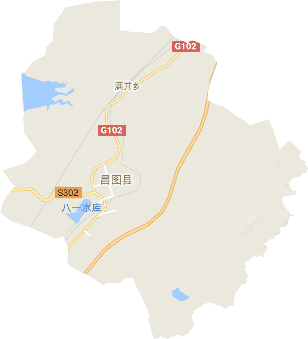 昌图镇电子地图