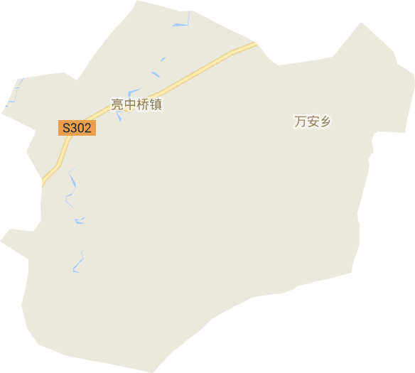 亮中桥镇电子地图