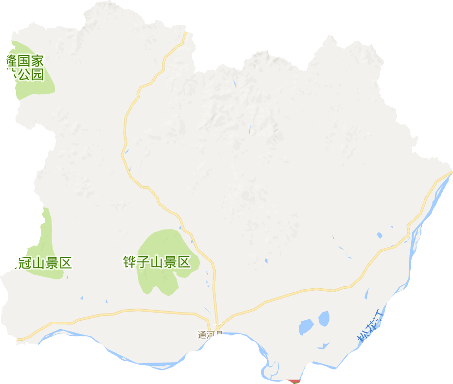 通河县电子地图