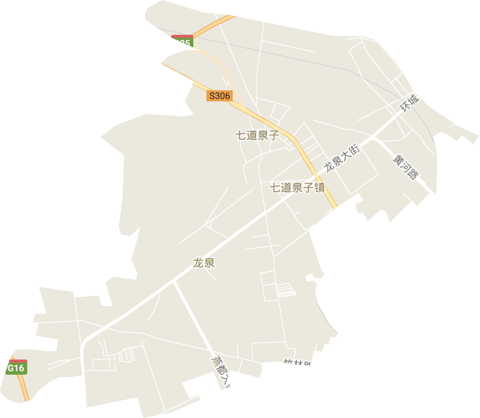 开发区龙泉街道电子地图