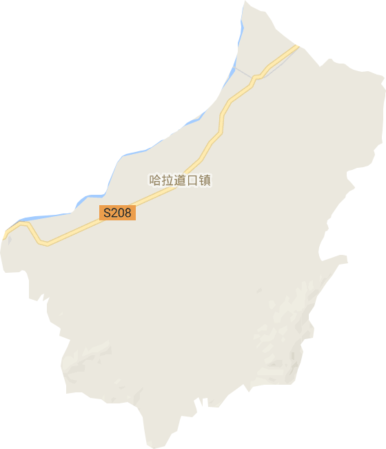 哈拉道口镇电子地图