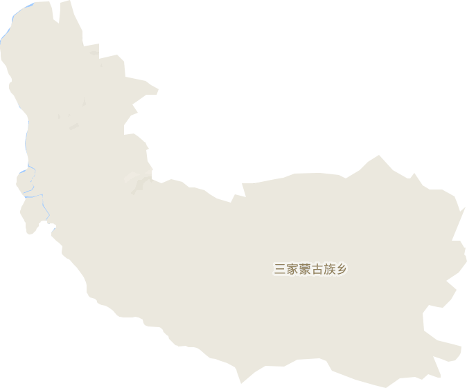 三家蒙古族乡电子地图