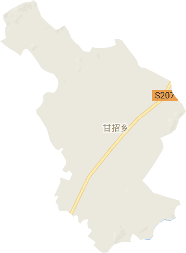 甘招乡电子地图