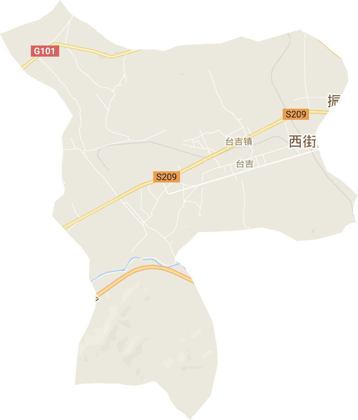 台吉镇电子地图