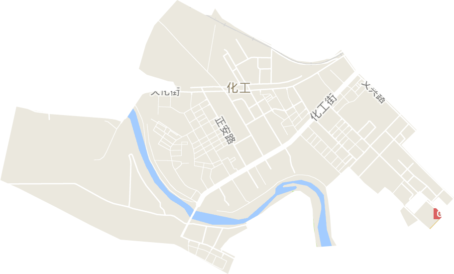 化工街道电子地图
