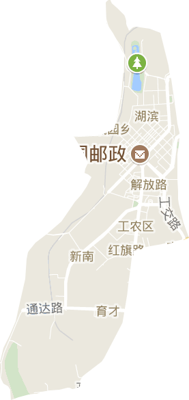 工农区电子地图