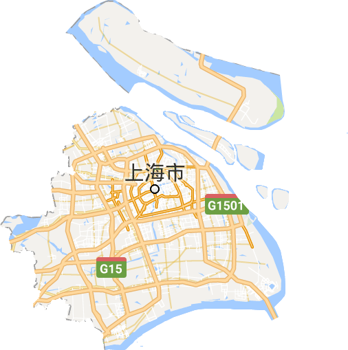 上海城区电子地图