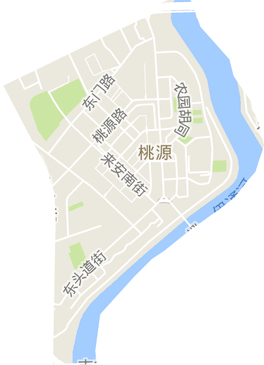 桃源街道电子地图