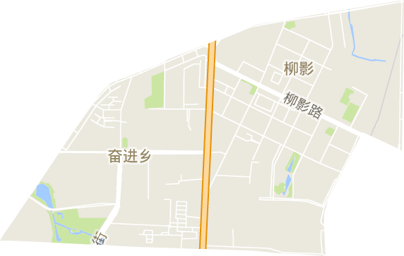 柳影街道电子地图