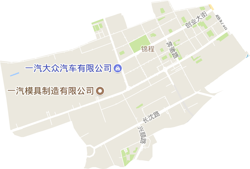 锦程街道电子地图