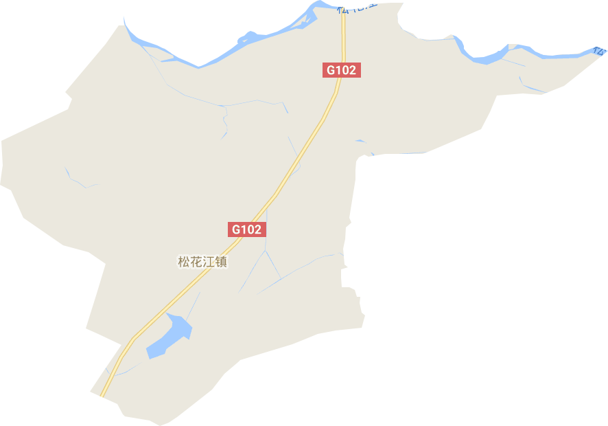 松花江镇电子地图
