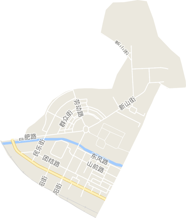 山前街道电子地图
