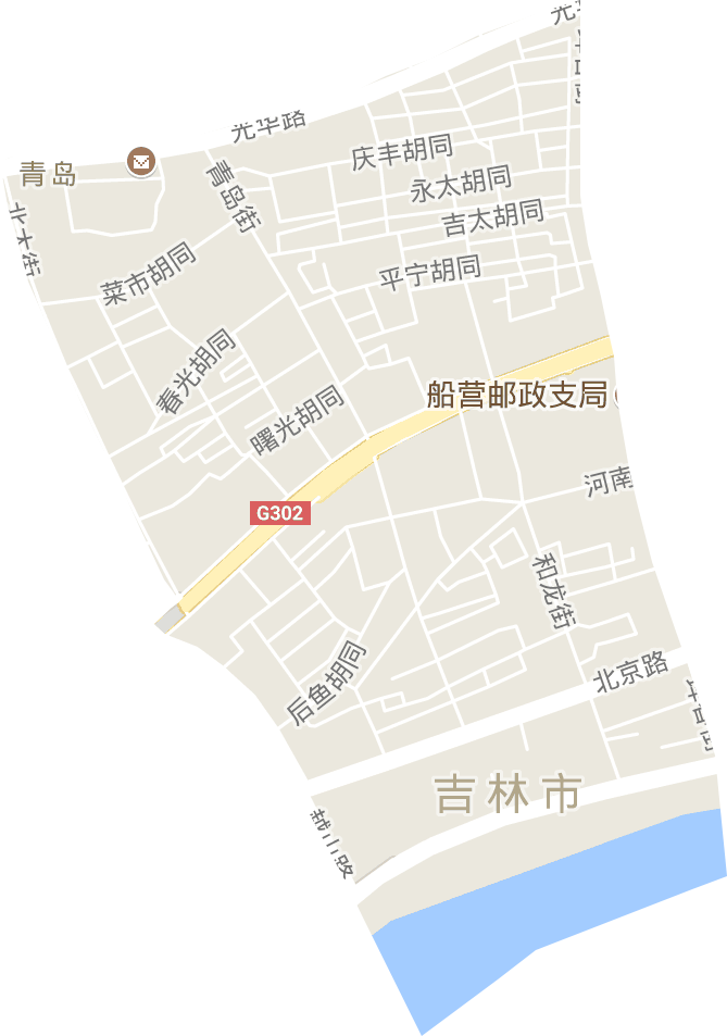 青岛街道电子地图