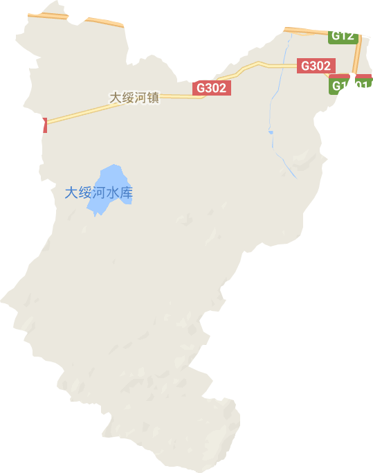 大绥河镇电子地图
