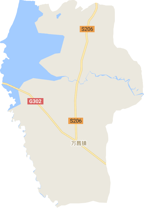 万昌镇电子地图