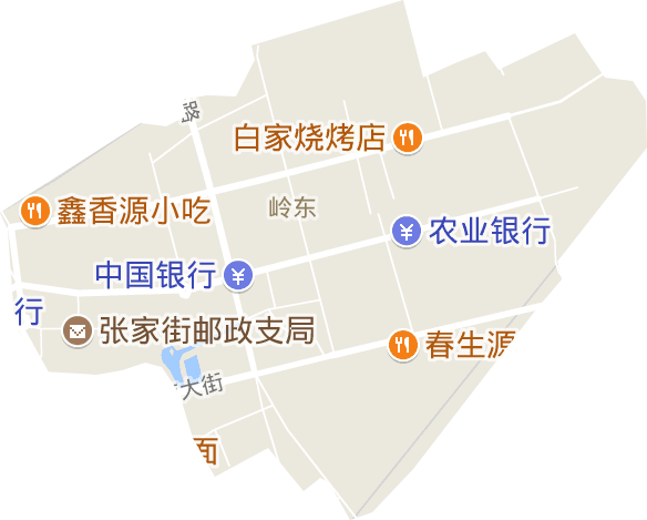岭东街道电子地图