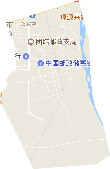 郑家屯街道电子地图