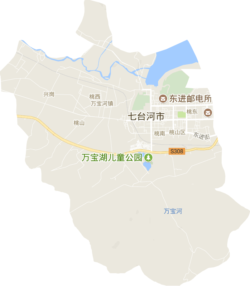 桃山区电子地图