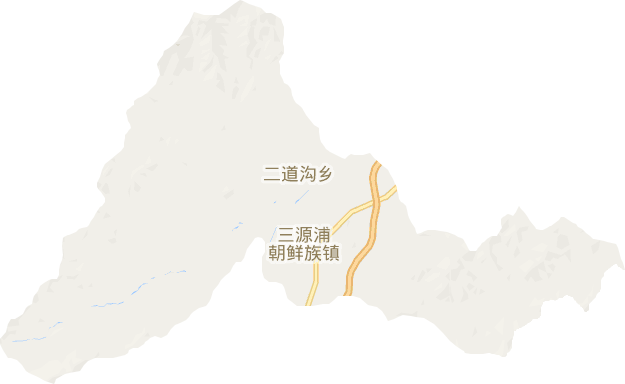 三源浦朝鲜族镇电子地图