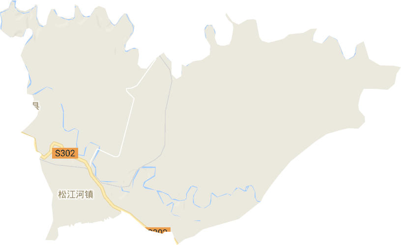 松江河镇电子地图