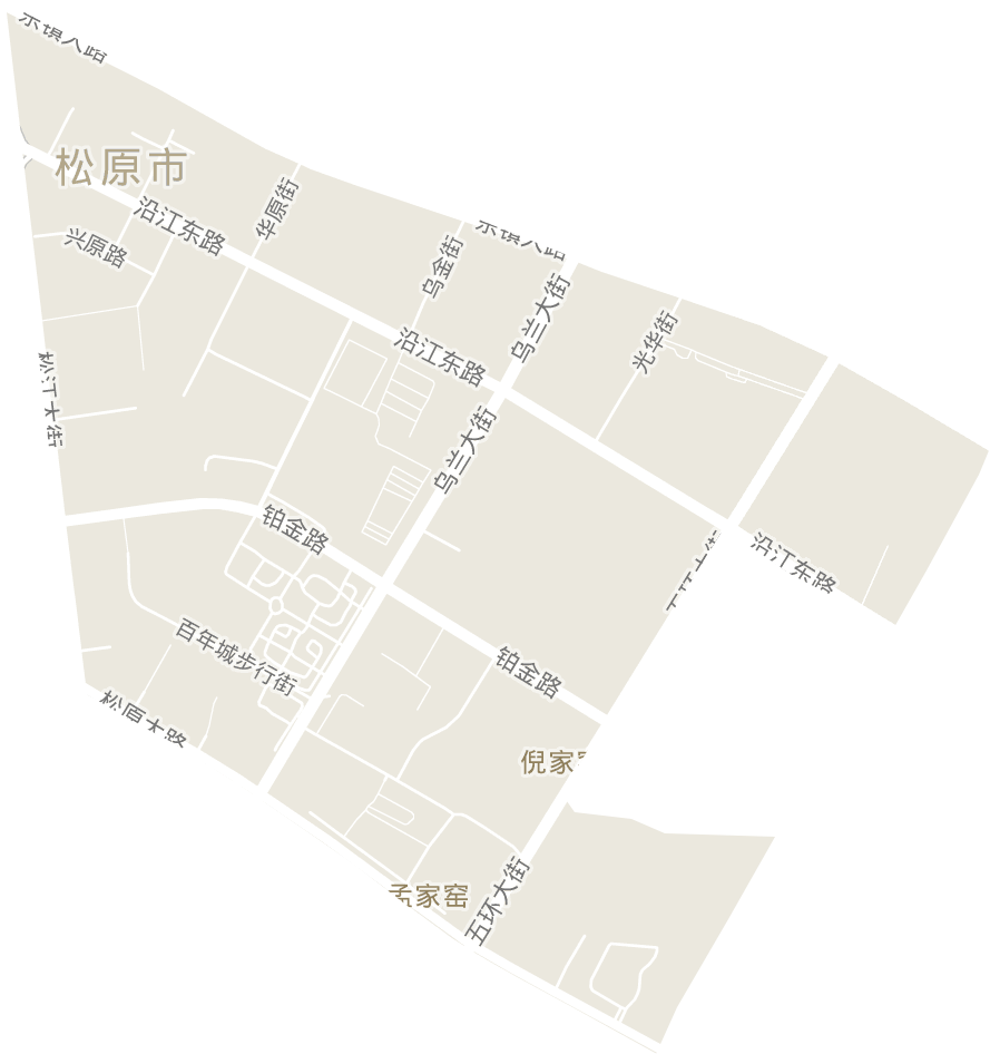 沿江街道电子地图
