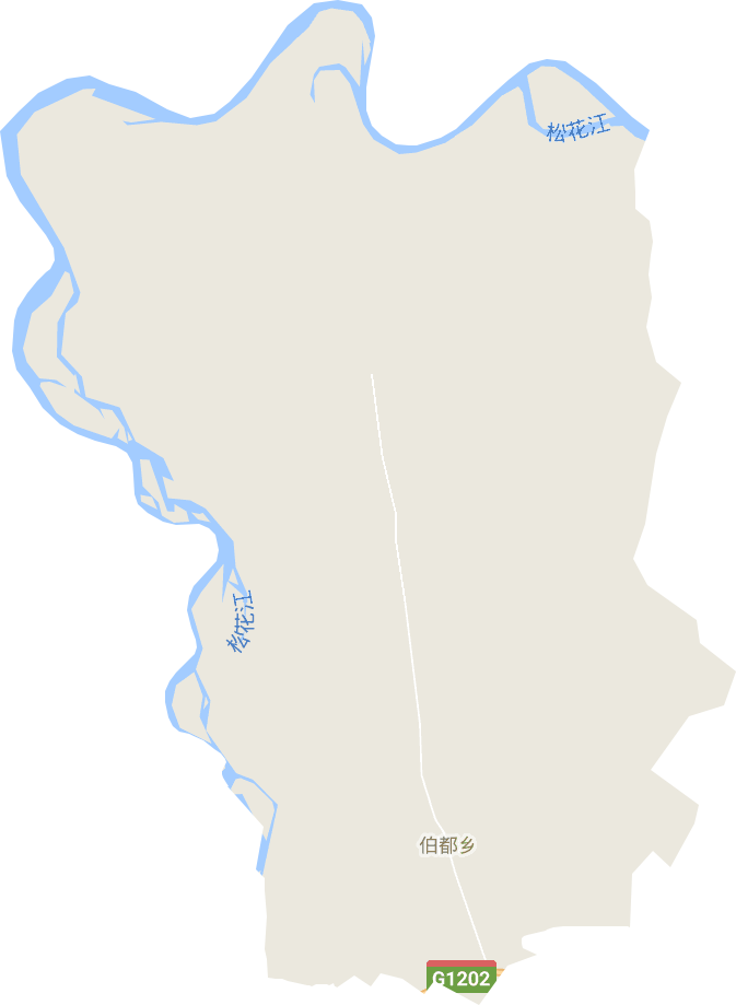 伯都乡电子地图