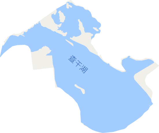 查干湖渔场电子地图