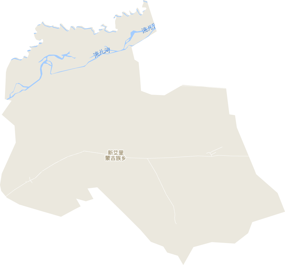 新艾里蒙古族乡电子地图