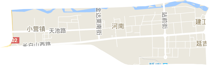 河南街道电子地图