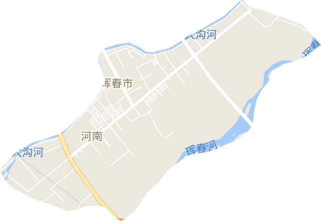河南街道电子地图