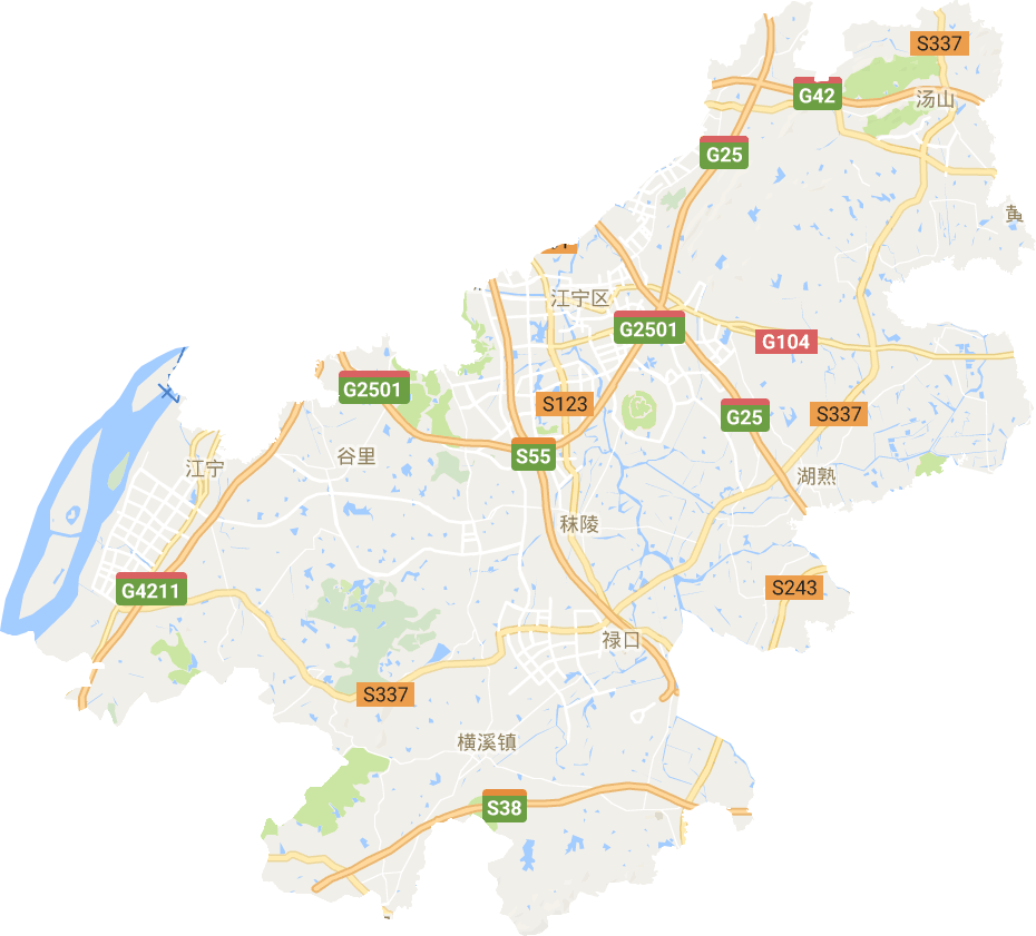 江宁区电子地图