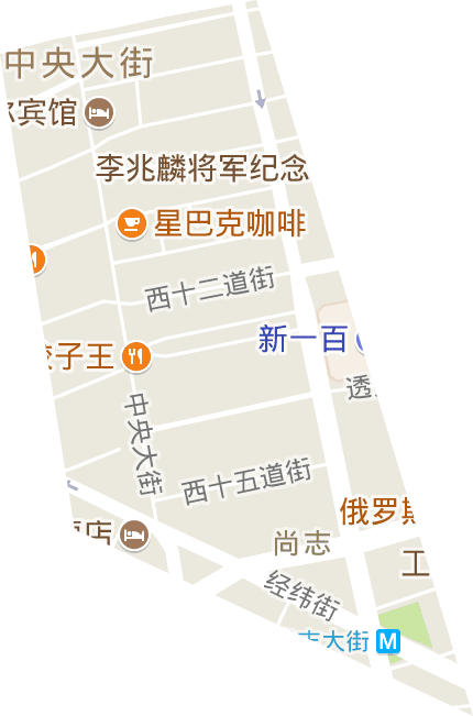 尚志街道电子地图