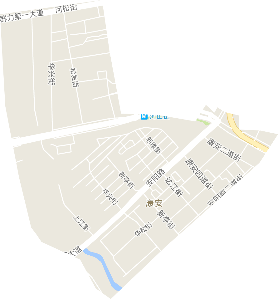 康安街道电子地图