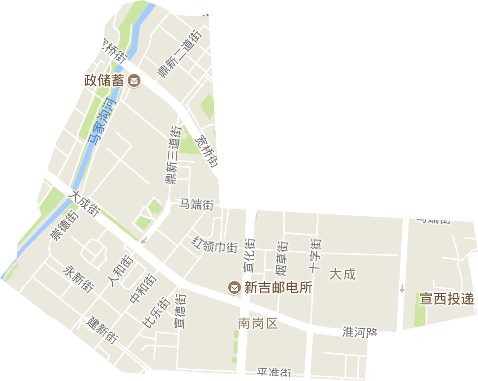 大成街道电子地图