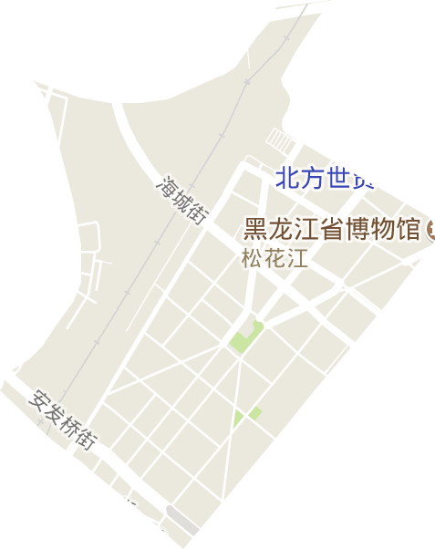 松花江街道电子地图