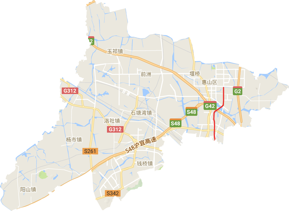 惠山区电子地图