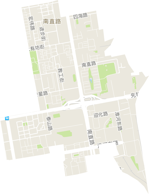 南直路街道电子地图
