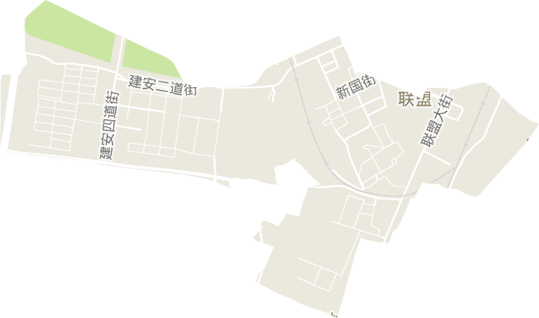 联盟街道电子地图