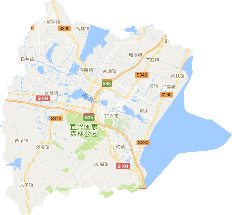 宜兴市电子地图