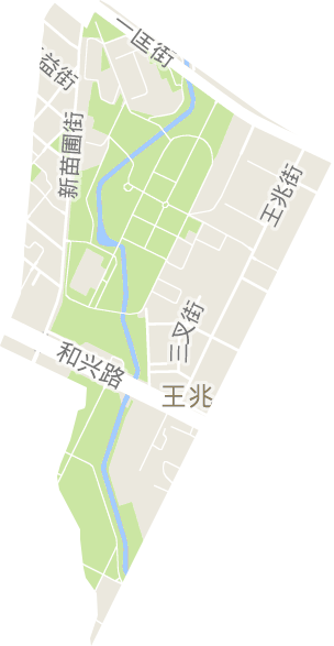 王兆街道电子地图