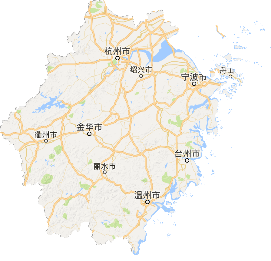 浙江省电子地图