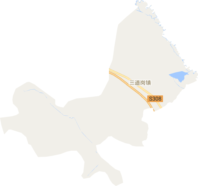 三道岗镇电子地图