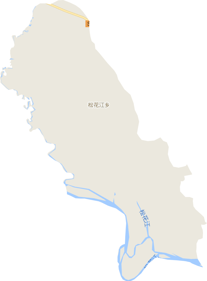 松花江乡电子地图